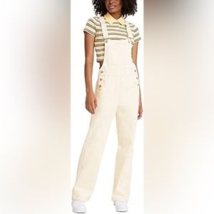 Levi Woman’s Utility Loose Overall in Ecru